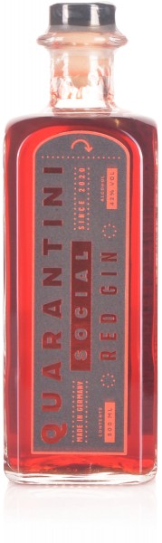 Quarantini Social Red Gin