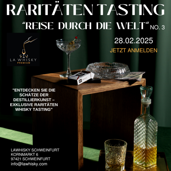 Raritäten Tasting Nr. 3 &quot;Reise durch die Welt&quot; 28.02.2025