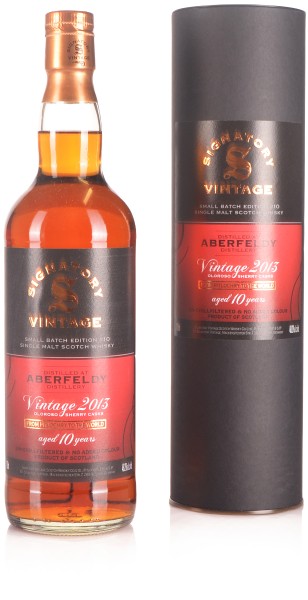 Aberfeldy 10 Jahre 2013 Signatory Small Batch 10