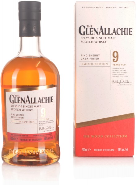 GlenAllachie 9 Jahre Fino Sherry Cask Finish The Wood Collection